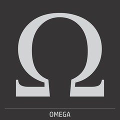 Omega icon illustration