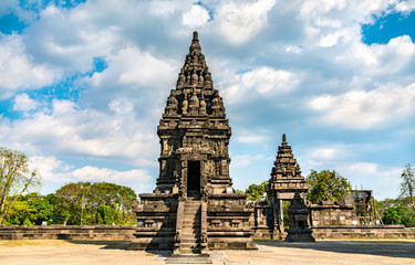 Fototapete - Prambanan Temple near Yogyakarta. UNESCO world heritage in Indonesia