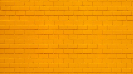 Wall Mural - texture of a orange painted brick wall as a background or wallpaper