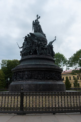 Wall Mural - Monument to the Millennium of Russia. Veliky Novgorod. 1862 year of the opening of the monument. 
