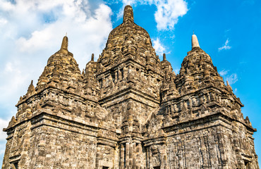 Sticker - Sewu Temple at Prambanan near Yogyakarta in Central Java, Indonesia