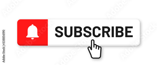Fotografía Subscribe button for social media
