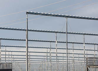 Wall Mural - Linear Fresnel Concentrating Solar thermal plant