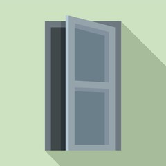 Poster - building entrance icon. flat illustration of building entrance vector icon for web design