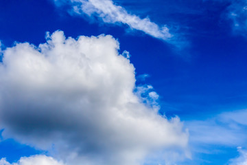 blue sky with clouds