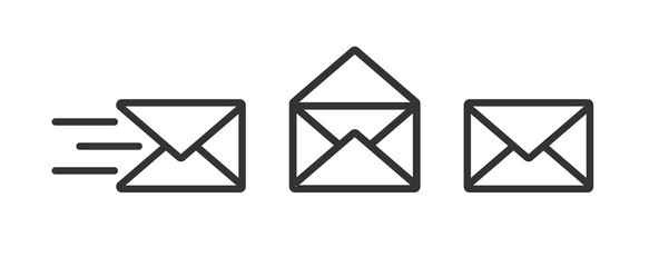 Poster - mail icon . web icon set .vector illustration