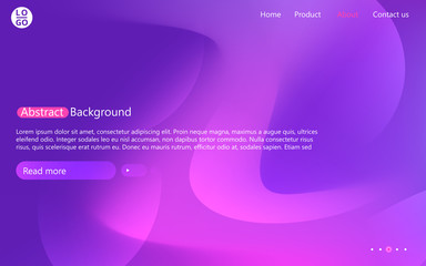 Poster - Abstract website template with gradient. Presentation modern minimal blur background.