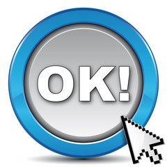 Wall Mural - ok! icon