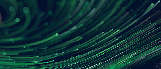 Wall Mural - abstract colorful technology lines big data flow