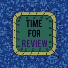 Wall Mural - word writing text time for review. business photo showcasing evaluation feedback moment perforanalys