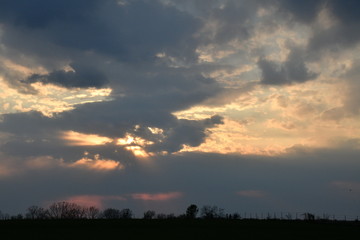 Canvas Print - Sunset Clouds