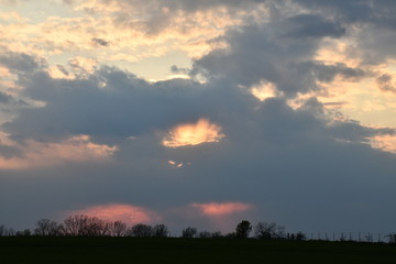 Poster - Sunset Clouds