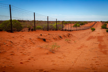 The Dingo Fence, Cameron Corner, In Outback Australia