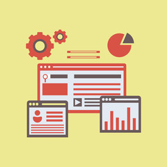 Poster - Responsive web design on different devices