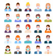 © alex_cardo - protection mask. people wearing medical mask business avatars nCOV viruses attention healthcare persons vector stylized set