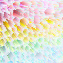 Poster - Abstract 3D explosion illustratoin. Colorful graphic design. Hight resolution  creative  background.
