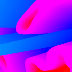 Poster - Abstract 3D explosion illustratoin. Colorful graphic design. Hight resolution  creative  background.