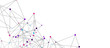© antishock - Line points connections, triangular technology design. Abstract geometric background