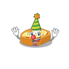 Sticker - cartoon character design concept of cute clown baked potatoes