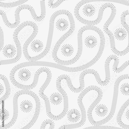 Trendy abstract lines seaml...