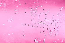 Pink Water Bubbles Background / Fresh Summer Background Pink Air Bubbles In Water