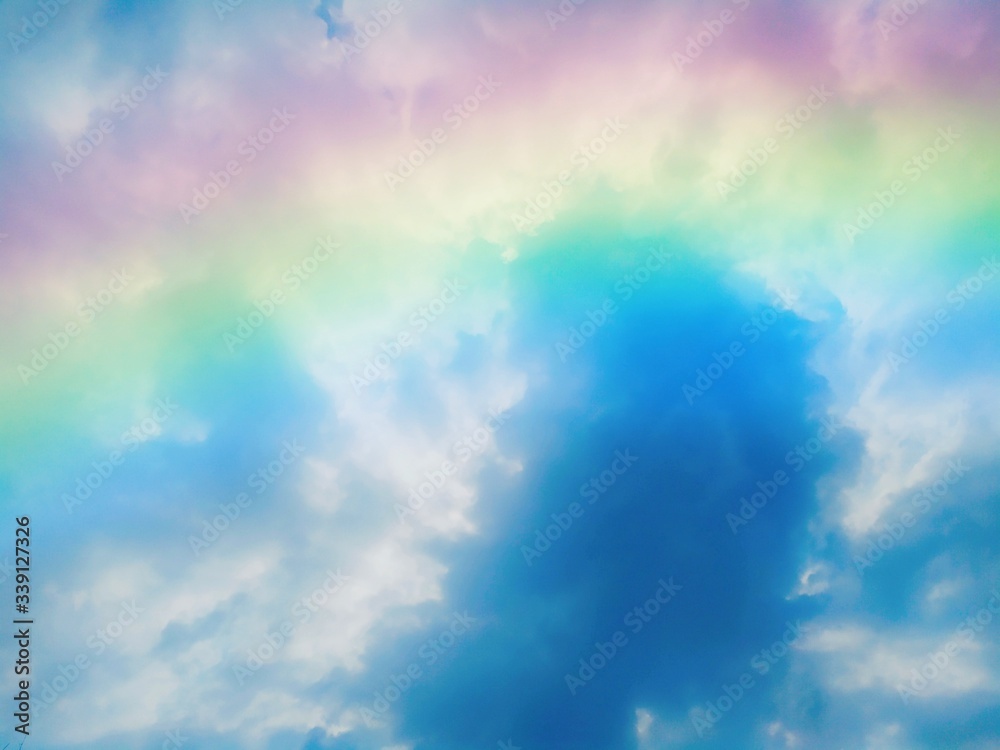 rainbow in the sky - obrazy, fototapety, plakaty 