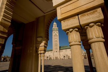 Wall Mural - Beautiful view upon maroccan mosque