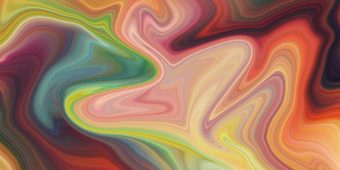 Poster - Abstract Color flow gradient background. Liquid marble art texture. Flow inks in water style