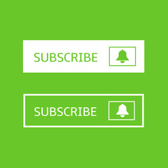Aufkleber - Subscribe banner templates