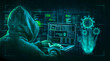 © oz - hacking during coronavirus quarantine concept