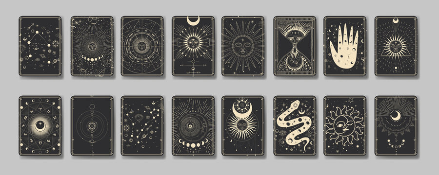 the sun and moon, the beauty of the eastern night. traditional folk spiritual elements. space objects. Vector graphics