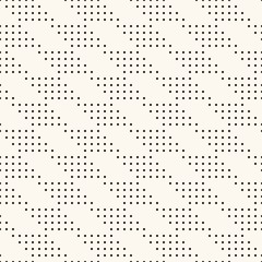 Wall Mural - Vector seamless modern monochrome pattern.