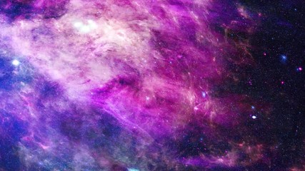 Wall Mural - Animation view to travelling across the universe in moving