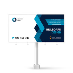Wall Mural - advertising banner design, billboard template for outdoor advertising