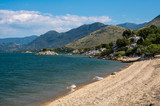 Fototapeta Góry - Beach, Skadar Lake , Montenegro