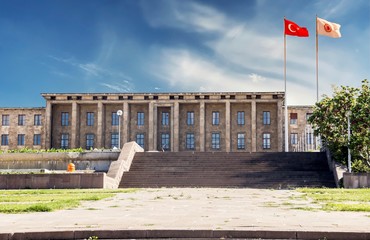 Wall Mural - Historic Grand National Assembly Building, Ankara, Turkey