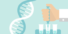 PCR (Polymerase Chain Reaction) Test Banner Illustration / Novel Coronavirus