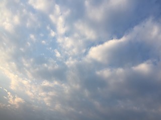 beautiful sky on a clear weather day