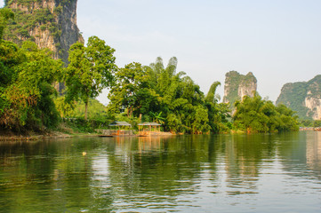 Canvas Print - Beautiful scenery of yangshuo