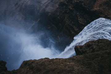 Giant Skogafoss Waterfall