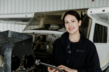 Wall Mural - Aviation technician career