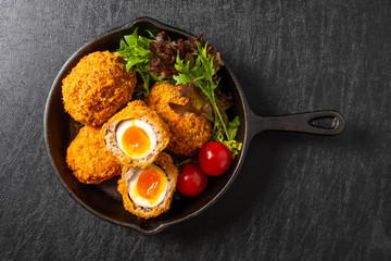 Poster - スコッチエッグ　イギリス料理　Scotch egg