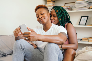 Poster - Lesbian couple love