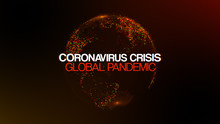 Coronavirus Global Pandemic Concept 3d Illustration For News And Blogs. Covid-19