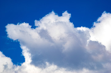 Wall Mural - white clouds in the blue sky