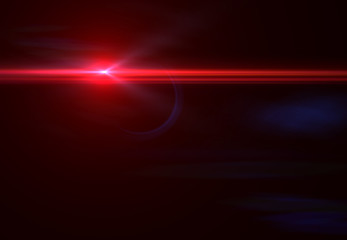 Wall Mural - Modern lens flare red background streak rays (super high resolution)	