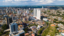 Ponta Grossa - PR. Aerial View Of Ponta Grossa City - Paraná - Brazil