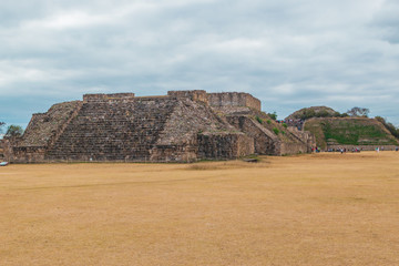 Fullshot view of monte Alban ruins