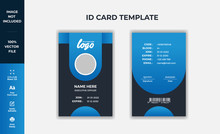 Creative Modern Id Card Template With Premium Vector Identity Card Design