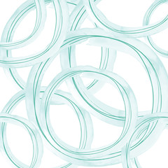 Poster - abstract circle water color pattern 